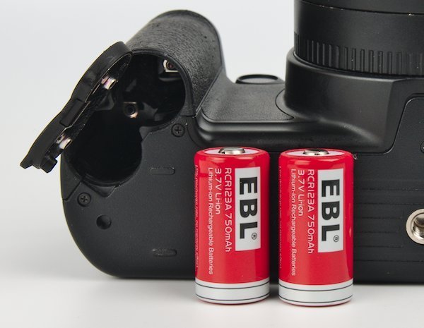 Canon EOS Rebel G Battery 2x CR123A