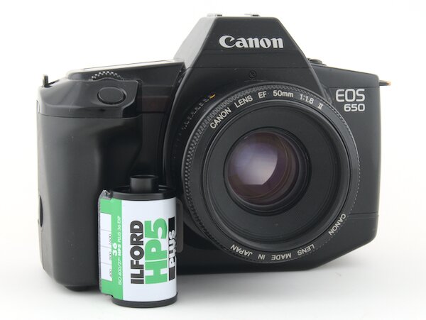 How to Load Film into the Canon EOS 650