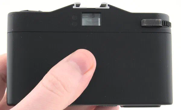 Minox 35 EL Film back on Minox 35 EL Film back on
