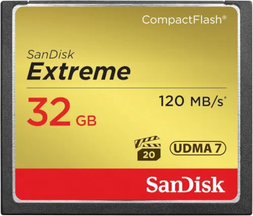 SanDisk Extreme 32GB CF Memory Card SanDisk Extreme 32GB CF Memory Card