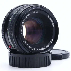 Minolta MD Rokkor-X 50mm f/1.7 Prime Lens Minolta MD Rokkor-X 50mm f/1.7 Prime Lens