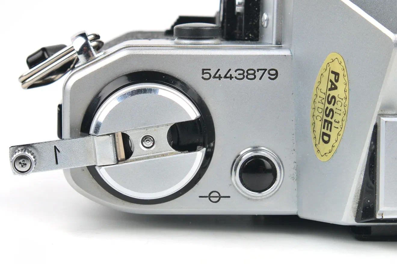 Film Plane Indicator on a Canon AE-1 Film Plane Indicator on a Canon AE-1