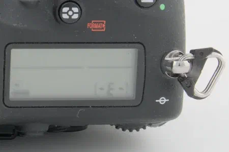Focal Plane Mark on a Nikon D750 DSLR Focal Plane Mark on a Nikon D750 DSLR