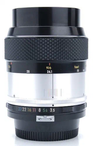 Lens Barrel Showing Aperture Ring, Focus Ring, and Distance Scale Lens Barrel Showing Aperture Ring, Focus Ring, and Distance Scale