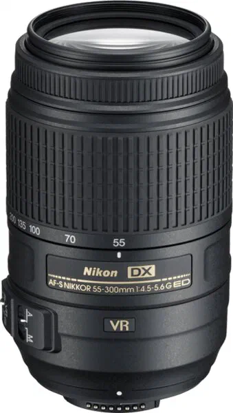 Nikon 55-300mm f/4.5-5.6G ED VR Telephoto Zoom Lens Nikon 55-300mm f/4.5-5.6G ED VR Telephoto Zoom Lens