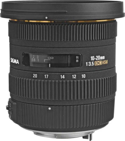Sigma 10-20mm f/3.5 EX DC HSM ELD SLD Aspherical Wideangle Zoom Lens Sigma 10-20mm f/3.5 EX DC HSM ELD SLD Aspherical Wideangle Zoom Lens