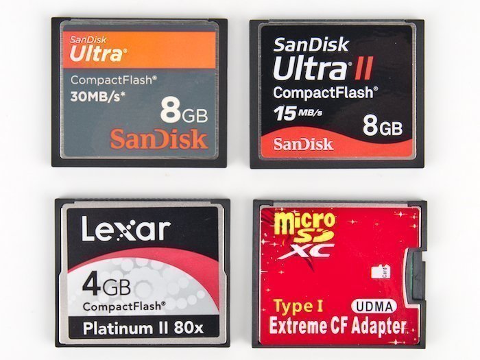 Best Nikon D700 CompactFlash Memory Cards